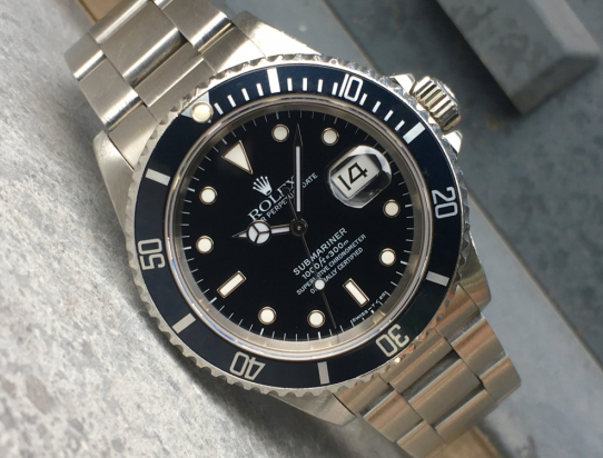 1991 Submariner 16610 Tritium Papers