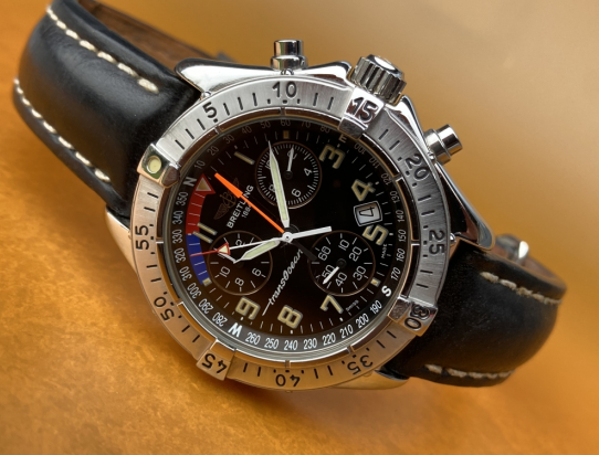 1997 Transocean chronograph TRITIUM Box and Papers