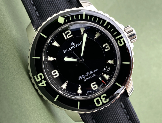 2023 Blancpain Fifty Fathoms Steel 5015 1130 52A Full Set