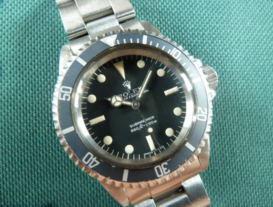 1978 Submariner 5513, Maxi dial MK3, Bracelet 93150, Insert Fat font, beveled case.