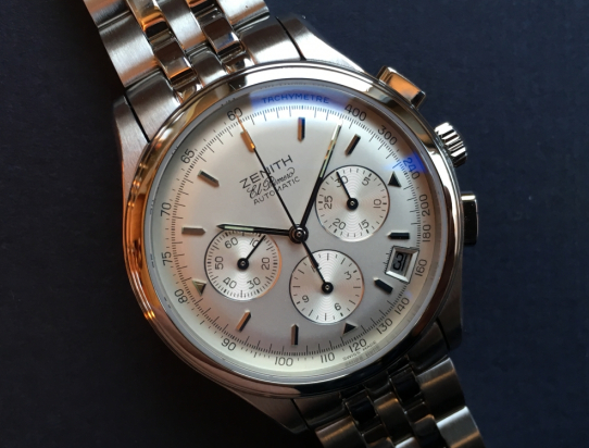2001 El Primero chronograph Box and Papers and Zenith service 2015