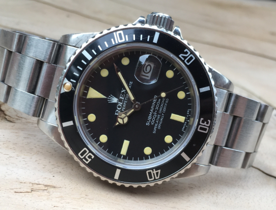 1981 Submariner 16800 Matt Dial Rolex Service paper