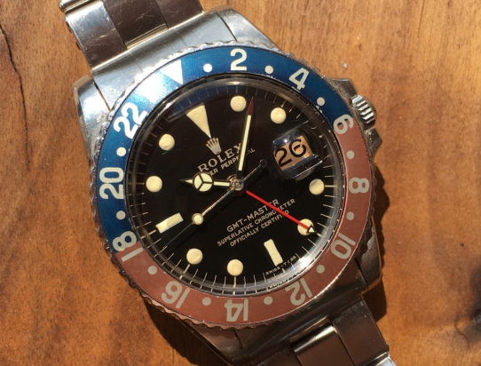1965 UNPOLISHED Gmt Master 1675 GILT MIRROR
