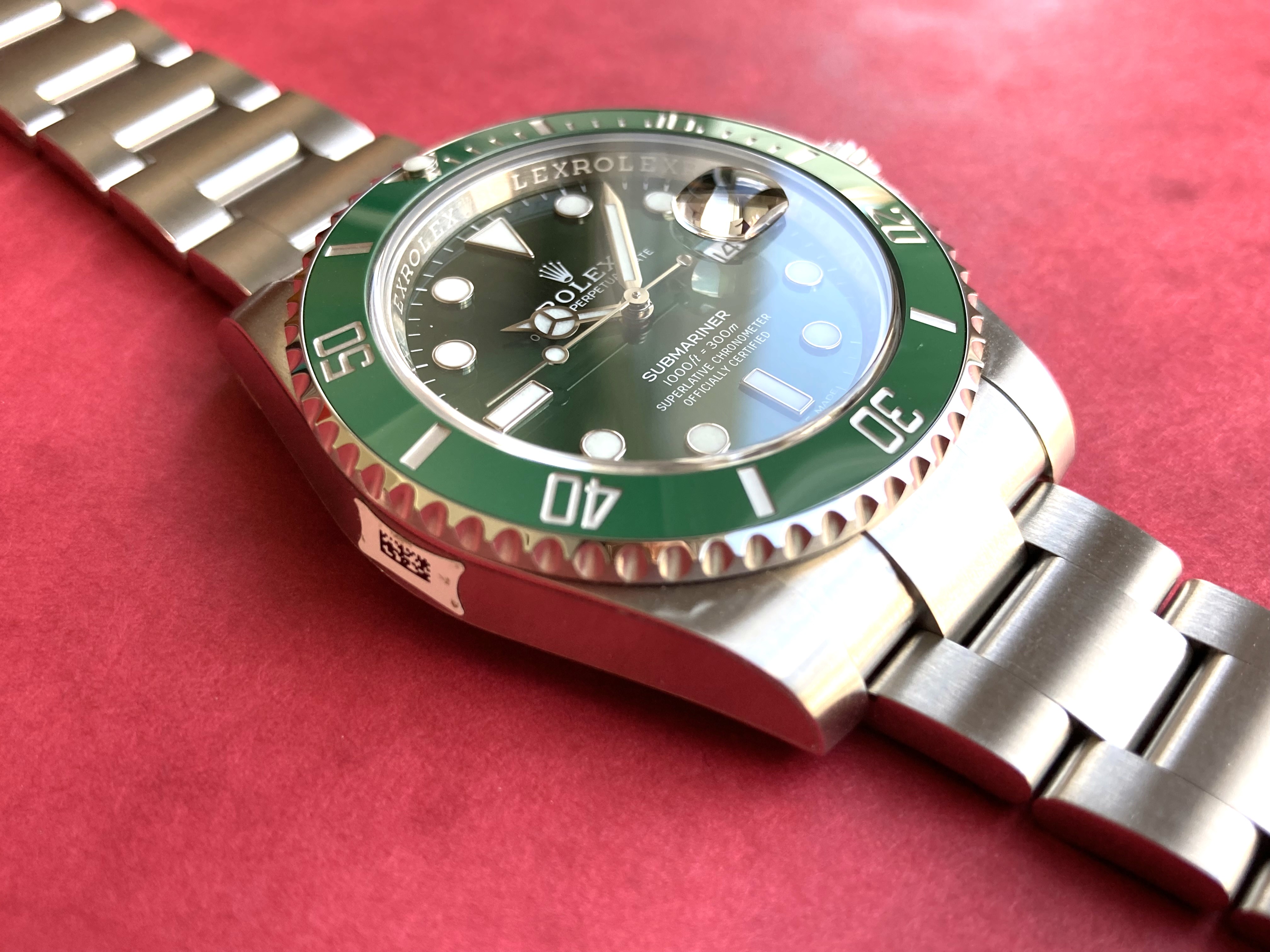 Benwatch.com - ROLEX - 2018 Submariner 116610LV HULK Full Stickered ...